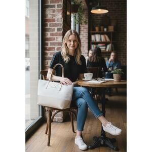 Kate Spade Harmony Frosted Gold Wool Tote J680 Limited Edition